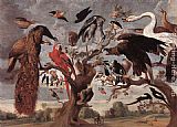 Jan van Kessel The Mockery of the Owl painting